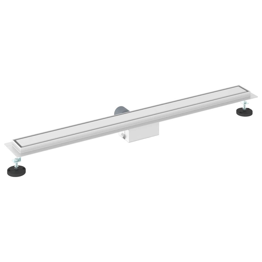 2 in 1 Duschabfluss Silber 90 cm Edelstahl 304