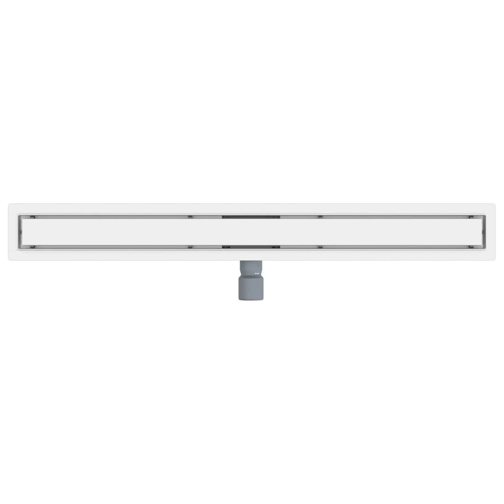 2 in 1 Duschabfluss Silber 90 cm Edelstahl 304
