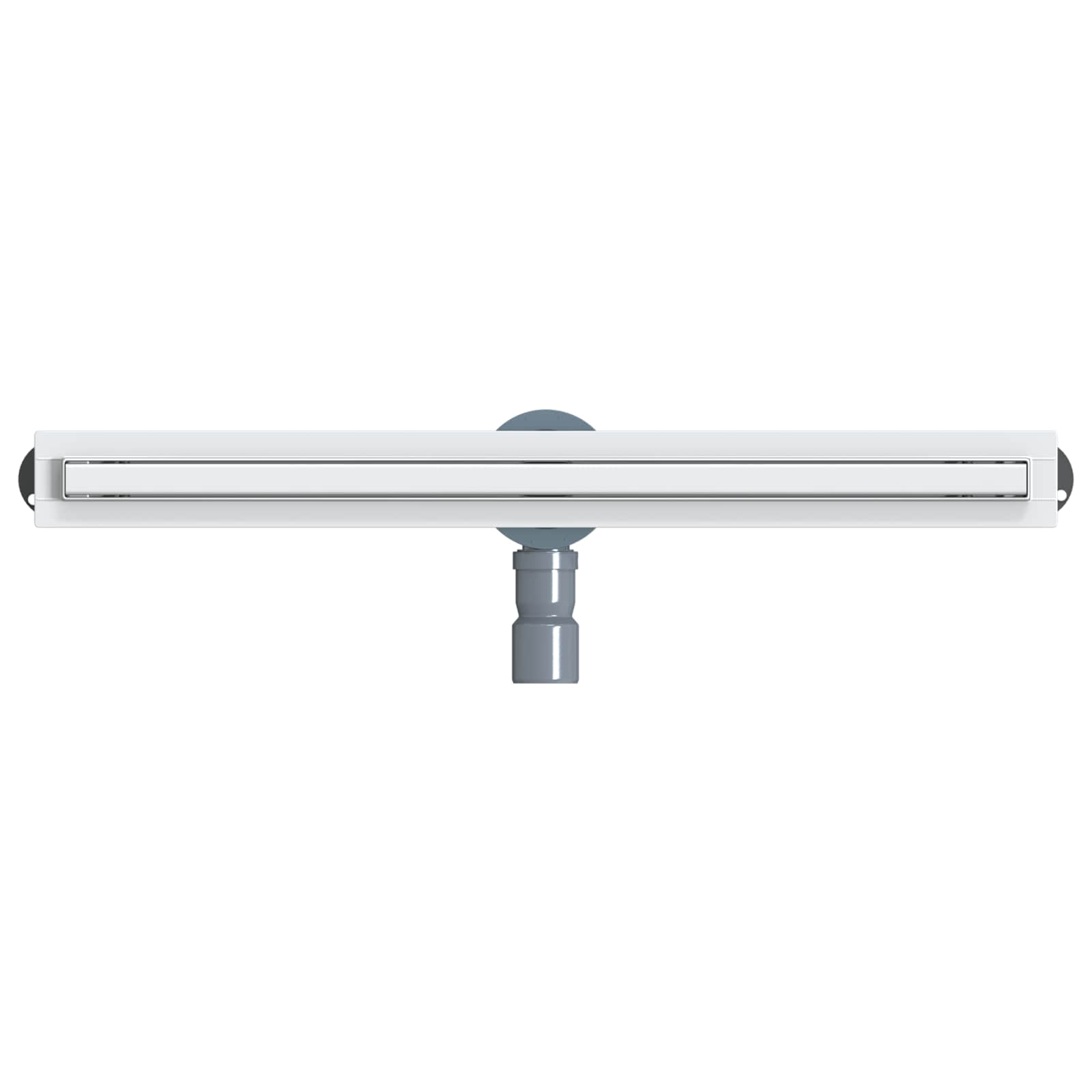 360° Duschablauf mit slim Modell Silber 70 cm Edelstahl 304