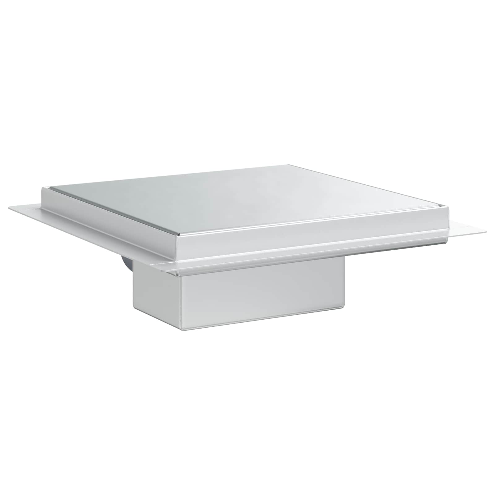 2 in 1 Duschabfluss Silber 20 x 20 cm Edelstahl 304