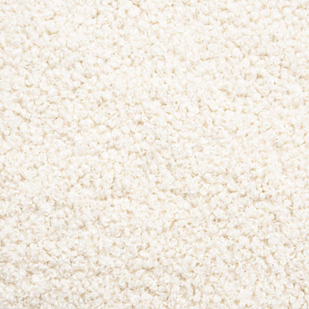 Kinderbettgestell mit Kopfteil Creme 90 x 200 cm Bouclé