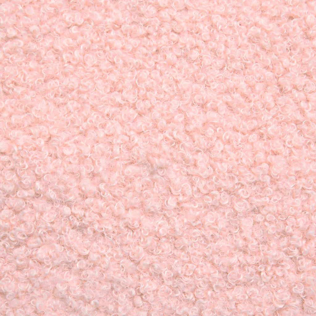 Kinderbettgestell mit Kopfteil Rosa 90 x 200 cm Bouclé