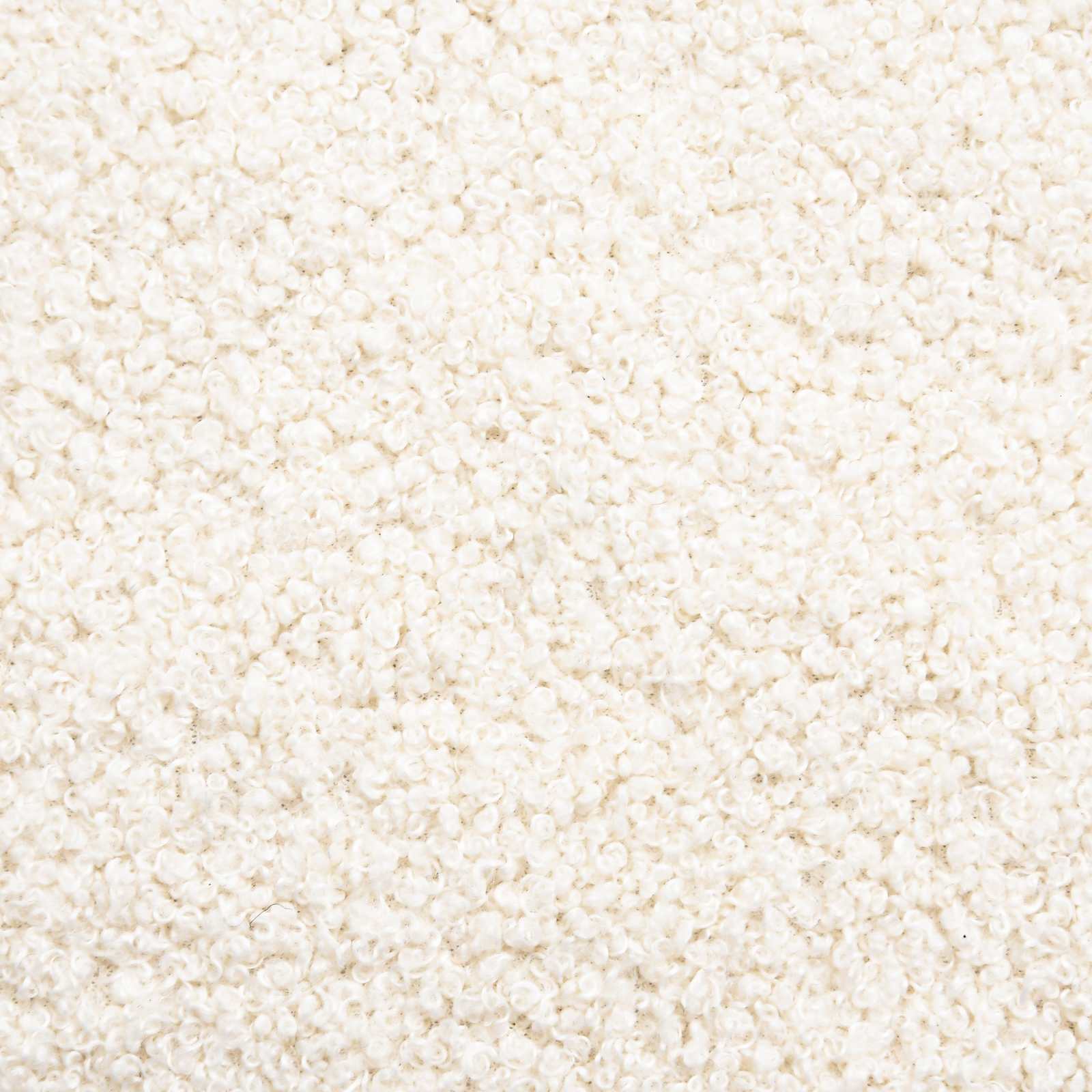 Kinderbettgestell mit Kopfteil Creme 80 x 200 cm Bouclé