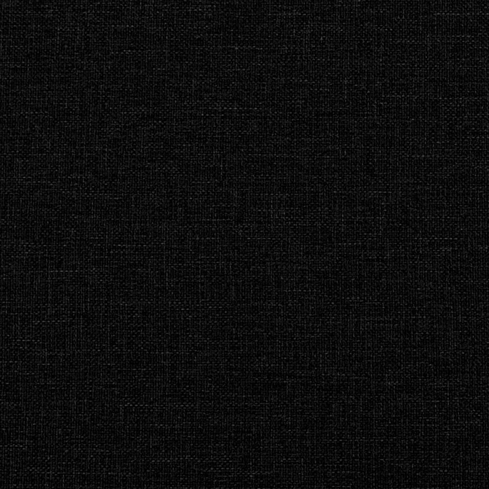 Kinderbettgestell mit Kopfteil Schwarz 80 x 200 cm Stoff