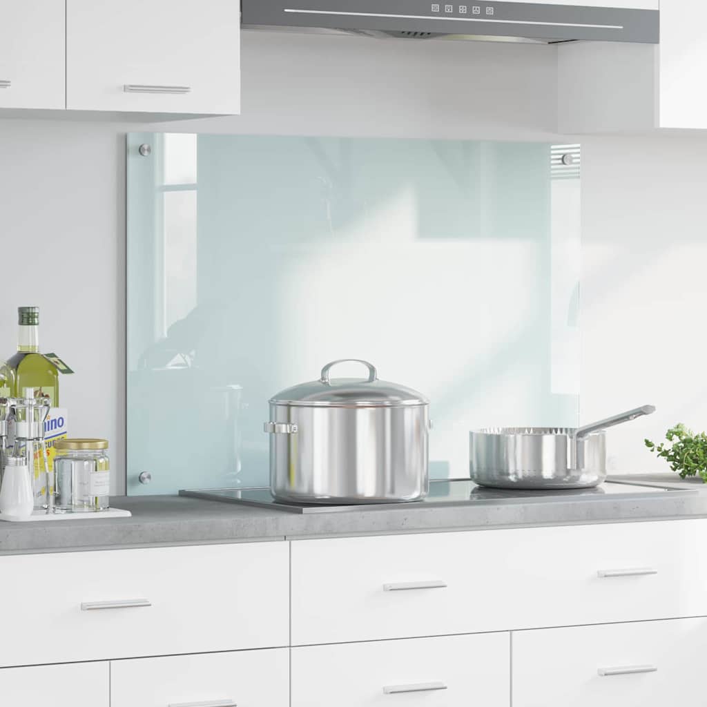 Küchenrückwand Milch 90 x 60 cm Gehärtetes Glas
