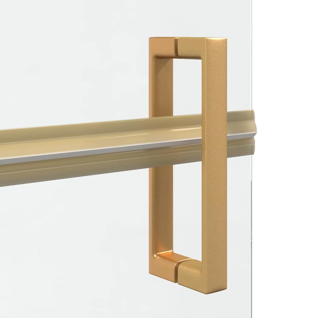 Walk-In Duschwand Gold 110 x 6,5 x 190 cm
