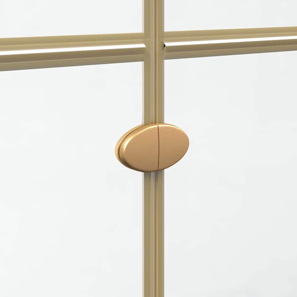 Walk-In Duschwand Gold 110 x 6,5 x 190 cm