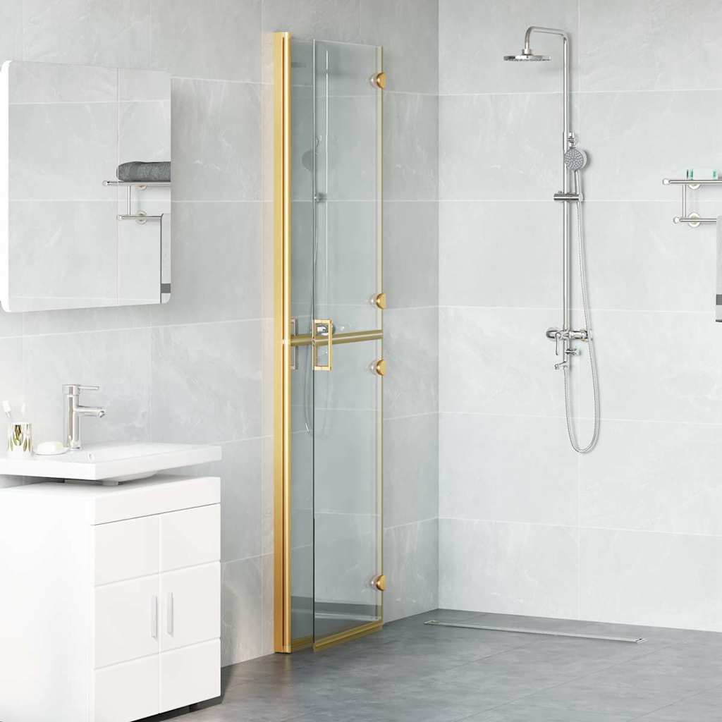 Walk-In Duschwand Gold 110 x 6,5 x 190 cm