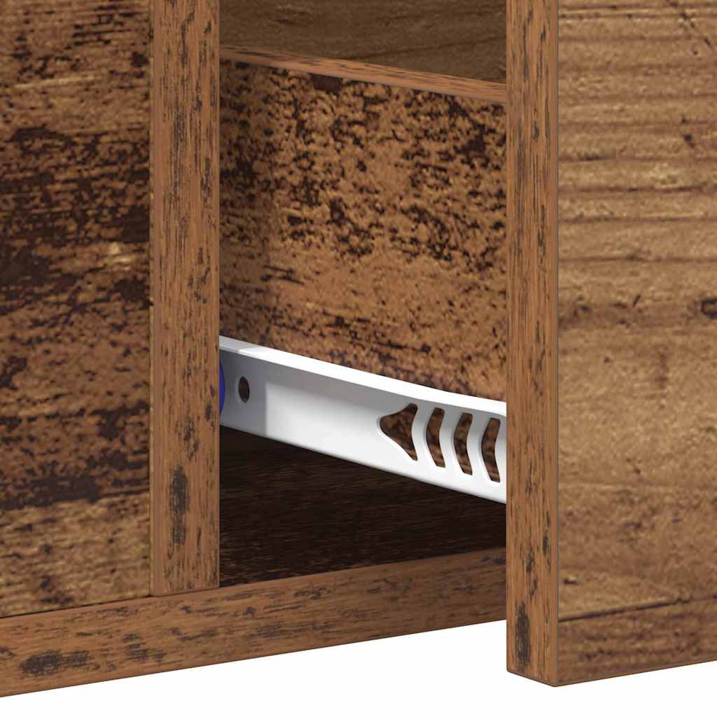 Konsolentisch Altholz 100 x 34.5 x 75 cm Holzwerkstoff
