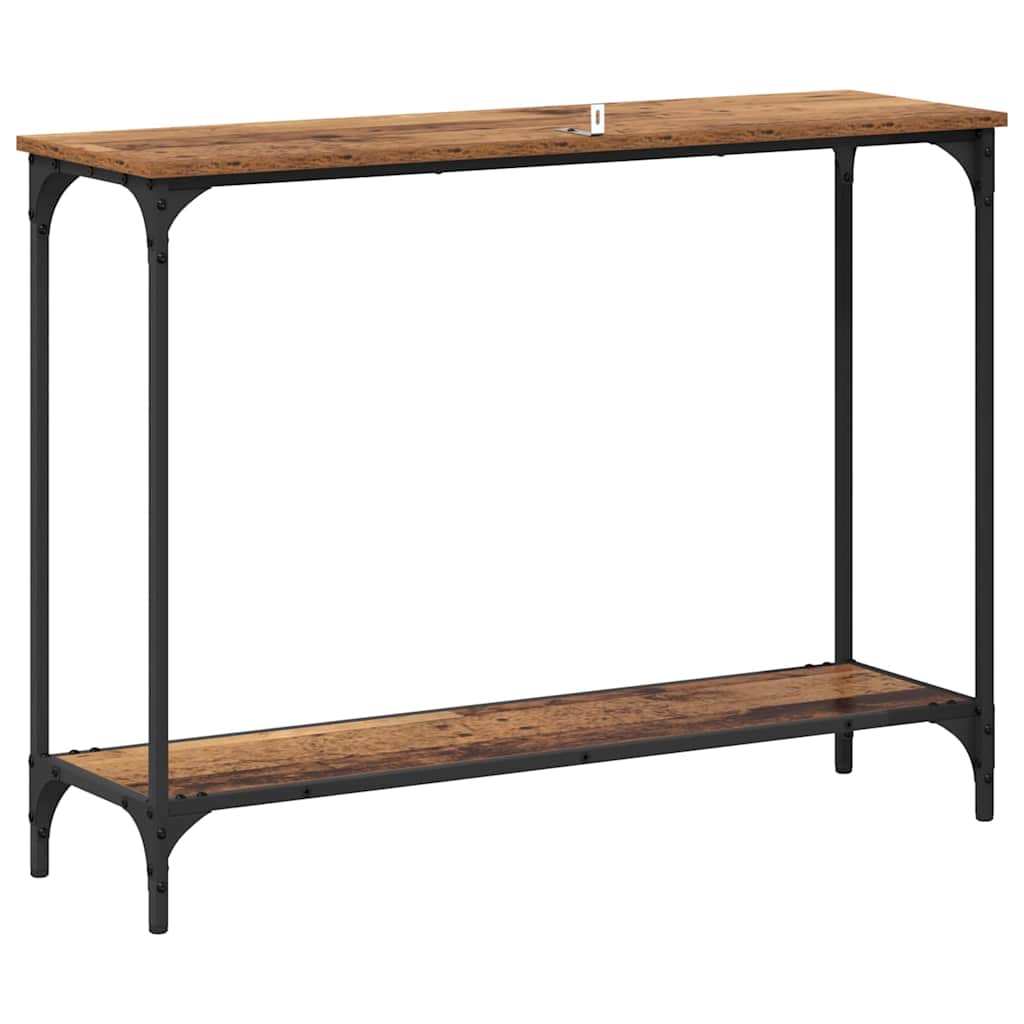 Konsolentisch Altholz 101 x 30.5 x 75 cm Holzwerkstoff