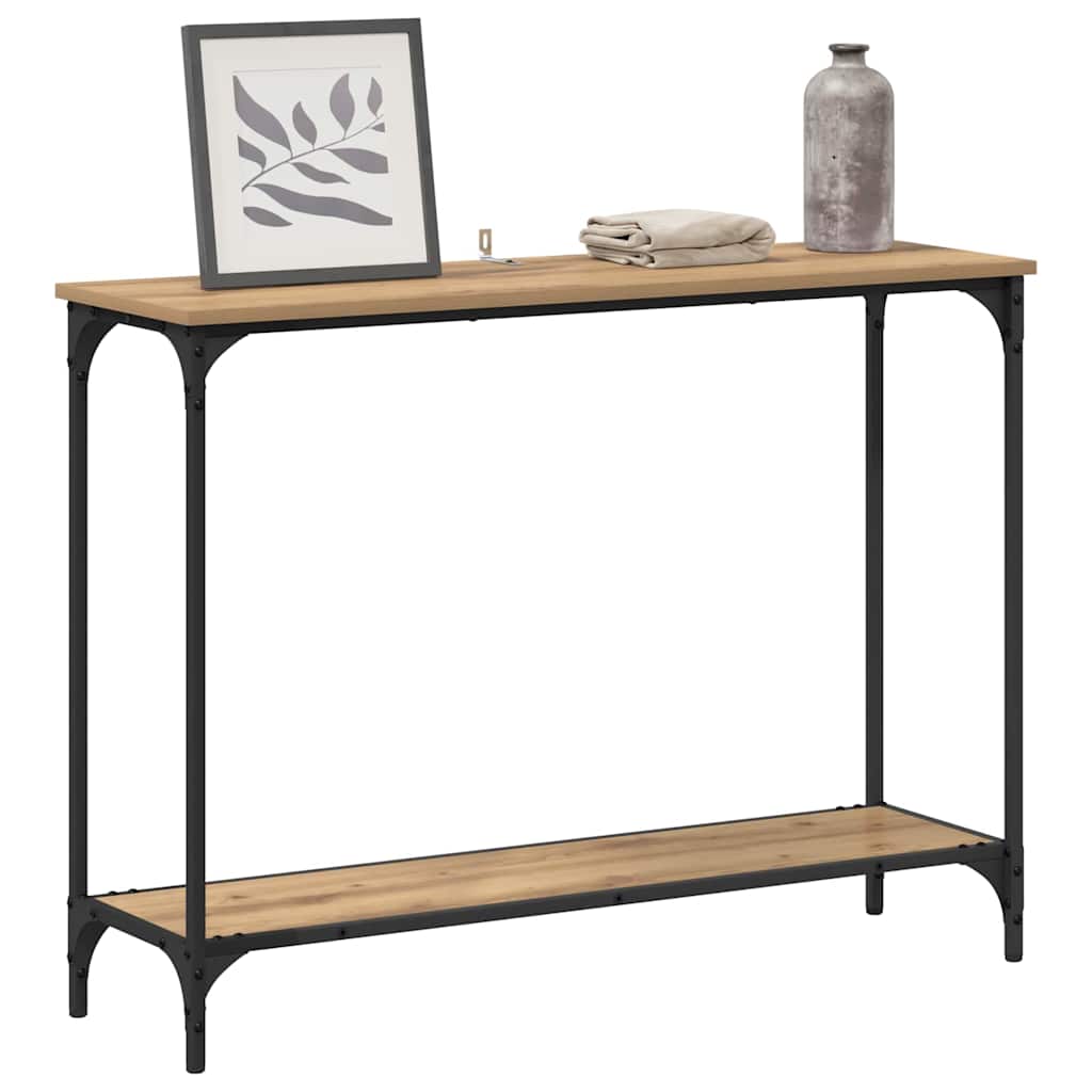 Konsolentisch Artisan-Eiche 101 x 30.5 x 75 cm Holzwerkstoff