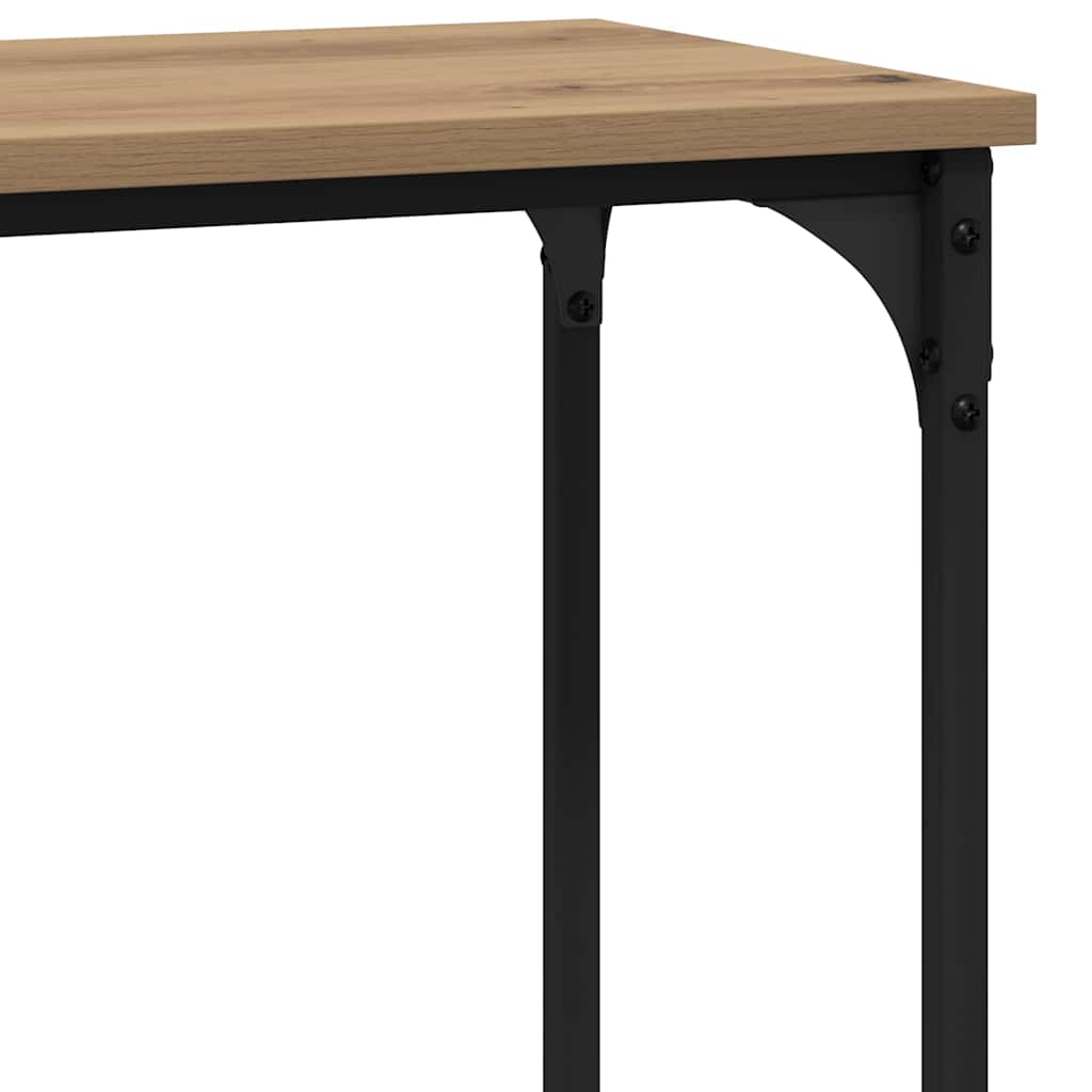 Konsolentisch Artisan-Eiche 75 x 30.5 x 75 cm Holzwerkstoff