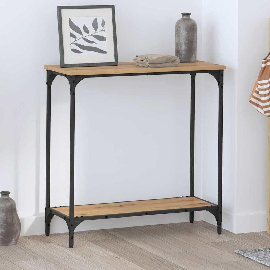 Konsolentisch Artisan-Eiche 75 x 30.5 x 75 cm Holzwerkstoff