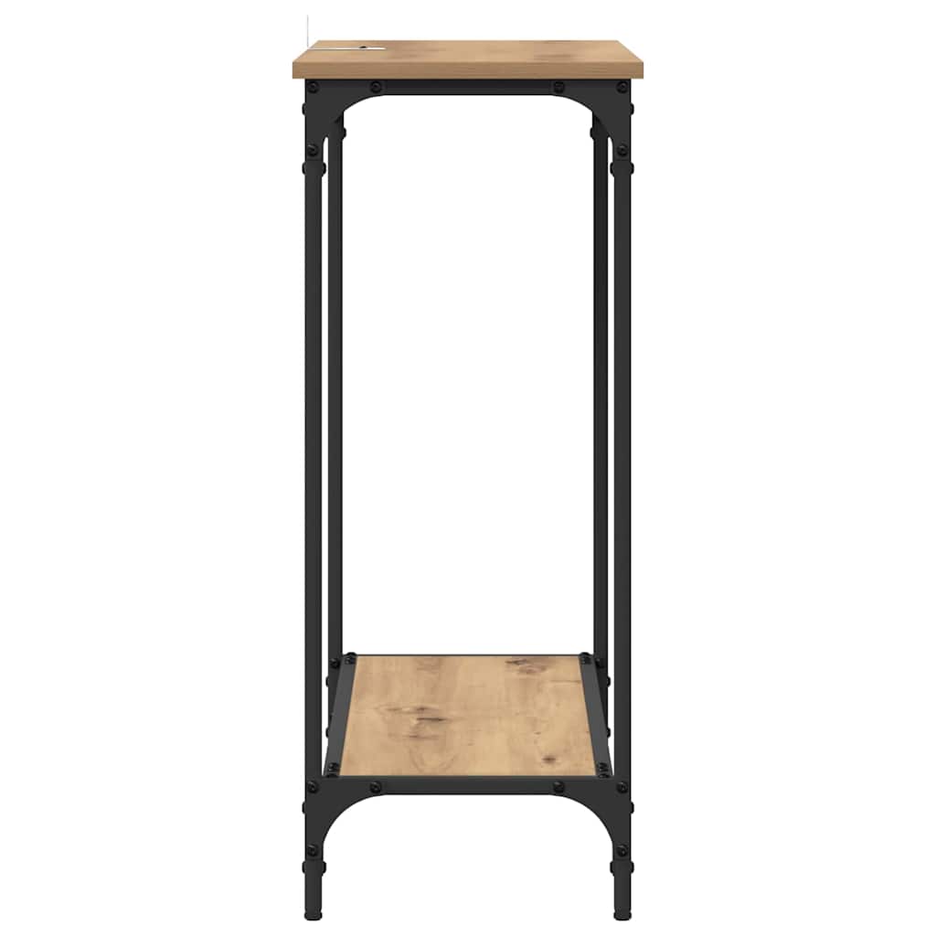 Konsolentisch Artisan-Eiche 75 x 30.5 x 75 cm Holzwerkstoff