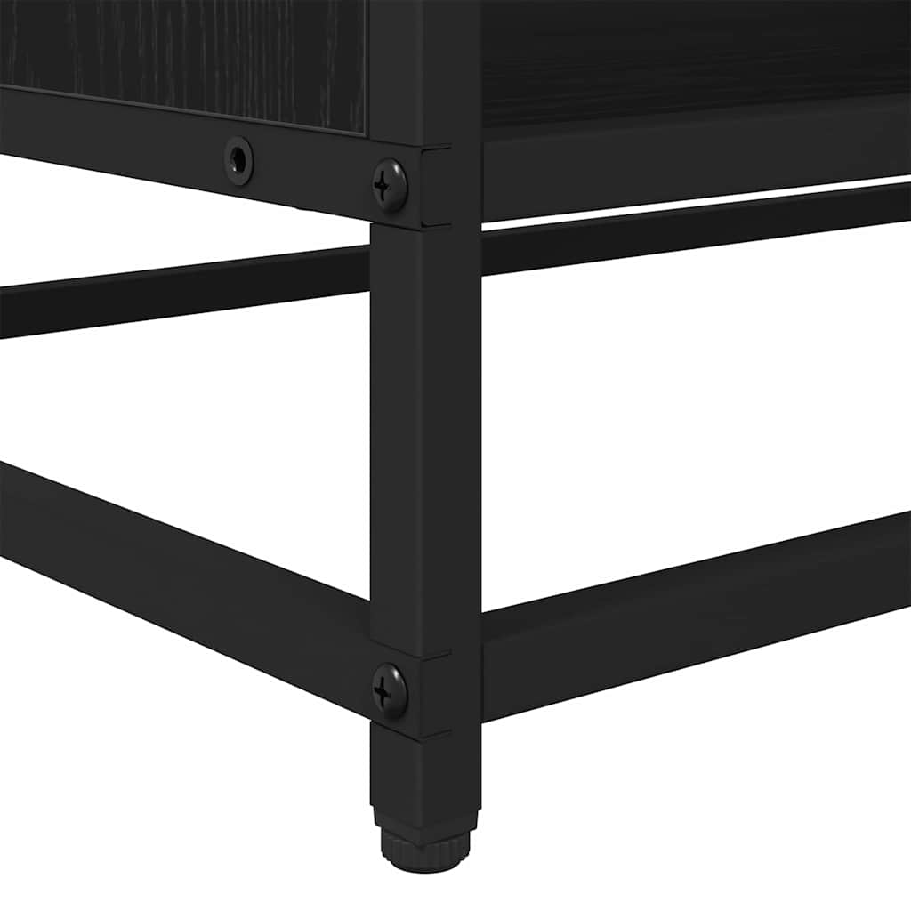 TV-Einheiten Schwarz Eichen-Optik 61 x 40 x 46 cm Holzwerkstoff
