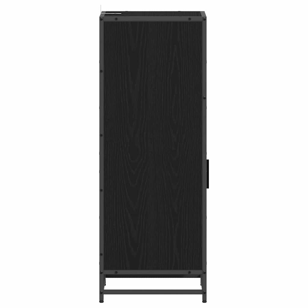 Badezimmermöbel-Set Schwarz Eichen-Optik 35 x 37,5 x 100 cm
