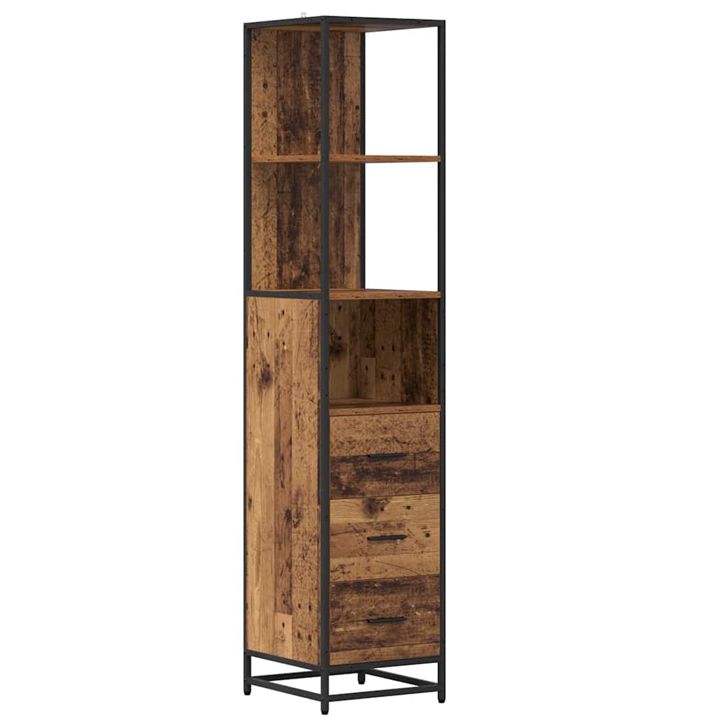 Badezimmermöbel-Set Altholz 35 x 37,5 x 166 cm Holzwerkstoff