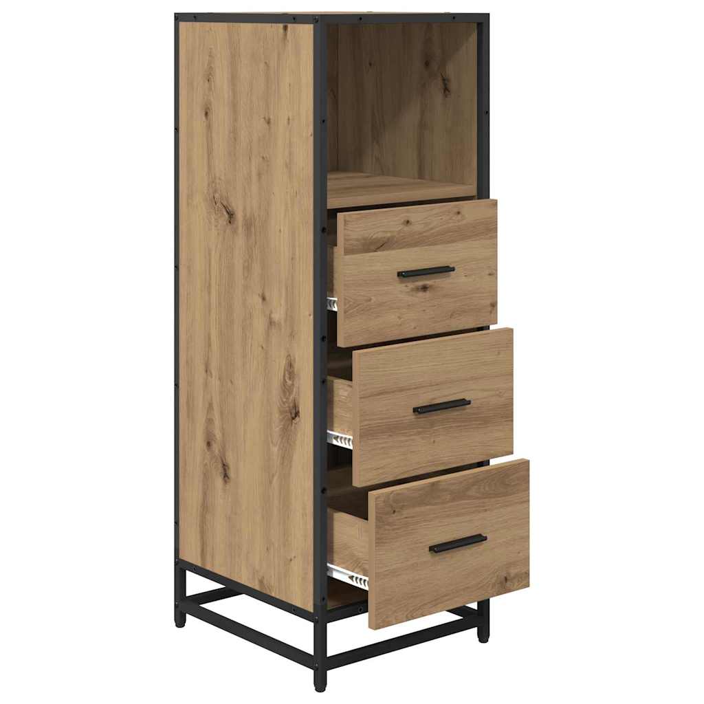 Badezimmermöbel-Set mit Regal Artisan-Eiche 35 x 37,5 x 100 cm