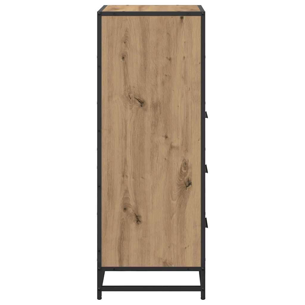 Badezimmermöbel-Set mit Regal Artisan-Eiche 35 x 37,5 x 100 cm