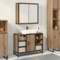 Wandregal mit Regal Wandmontiert Artisan-Eiche 65 x 20 x 60 cm