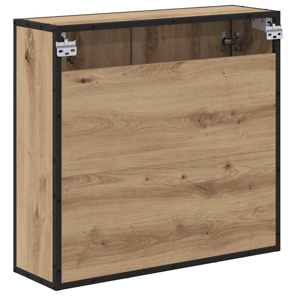 Wandregal mit Regal Wandmontiert Artisan-Eiche 65 x 20 x 60 cm