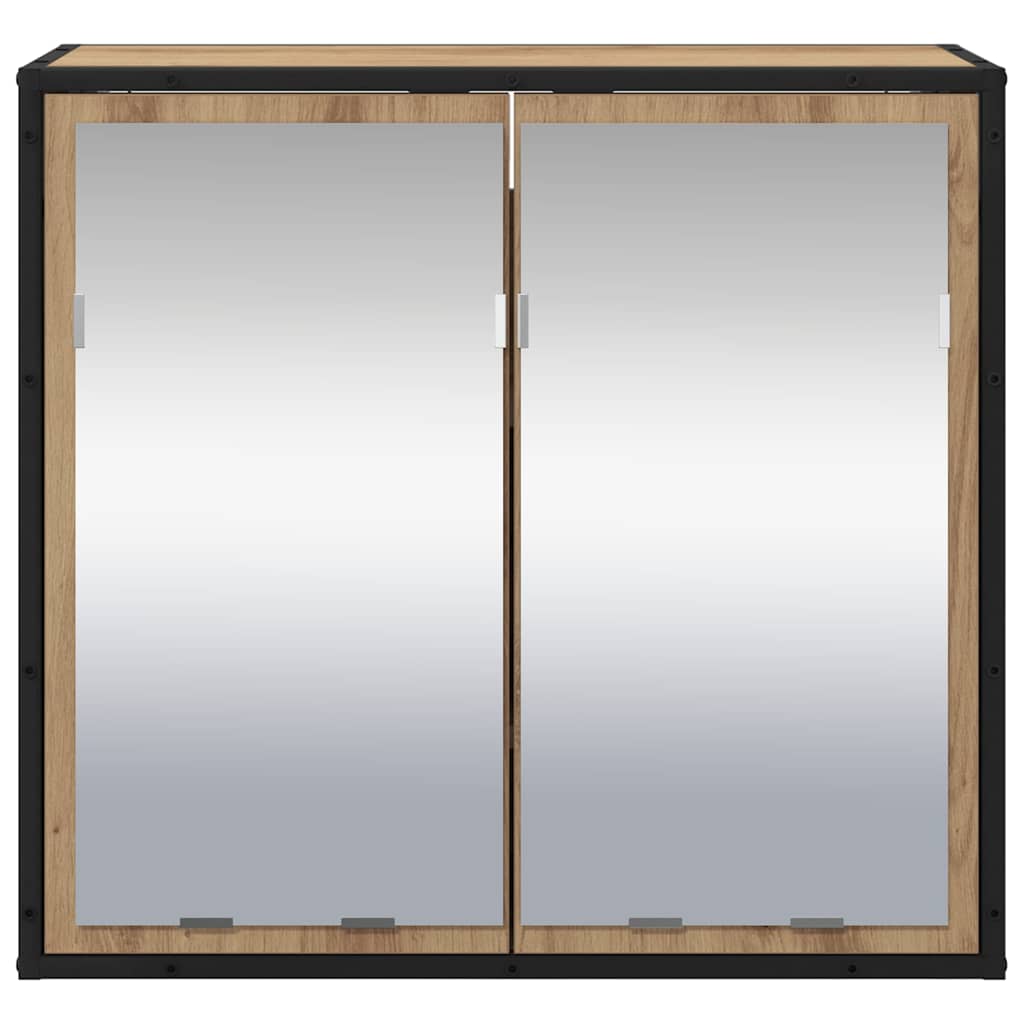 Wandregal mit Regal Wandmontiert Artisan-Eiche 65 x 20 x 60 cm