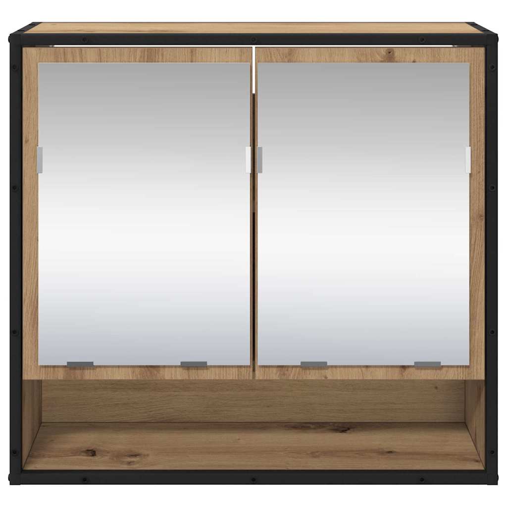 Wandregal mit Regal Wandmontiert Artisan-Eiche 65 x 20 x 60 cm