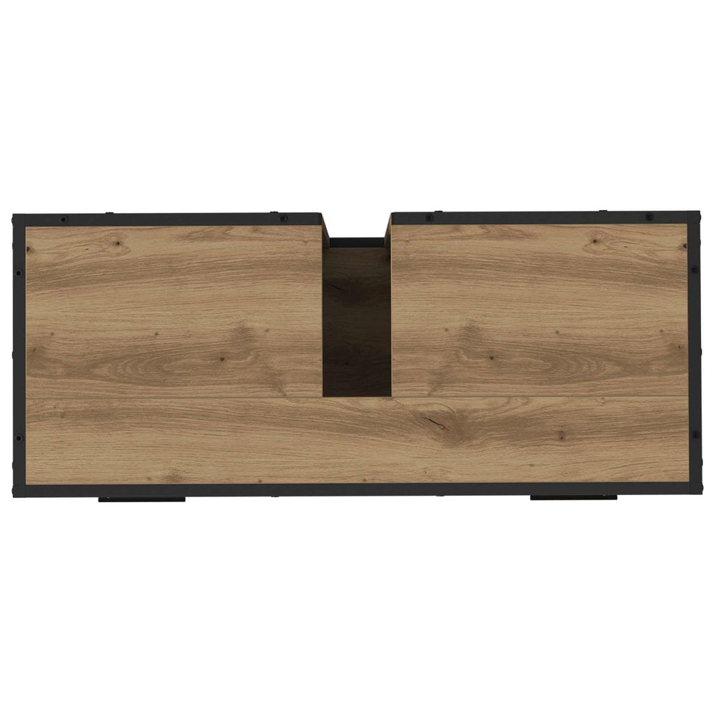 Badezimmerschrank Artisan-Eiche 80 x 33 x 60 cm Holzwerkstoff