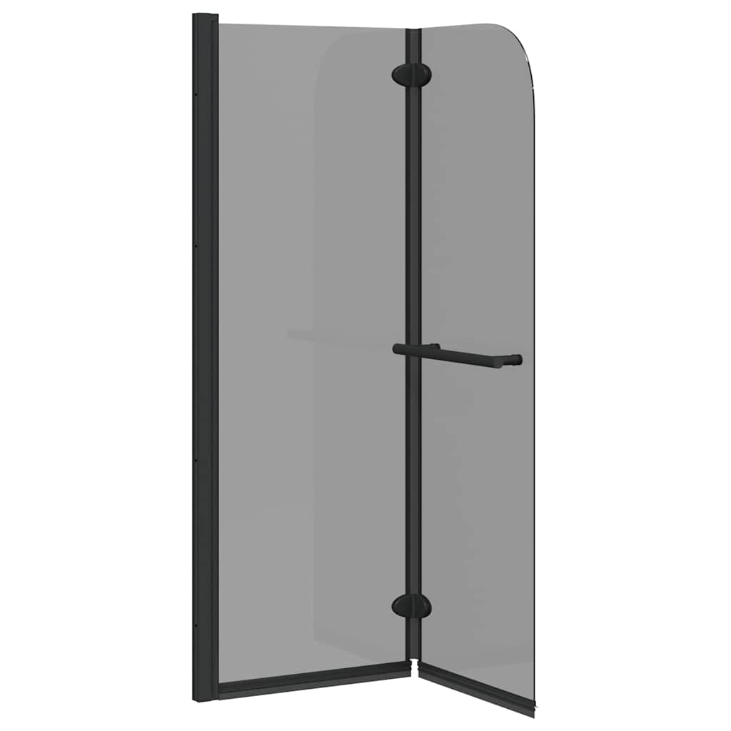 Duschabtrennung Dunkel transparent 120 x 140 cm