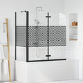 Badabtrennung Geometrisch Schwarz 120 x 67 x 129 cm