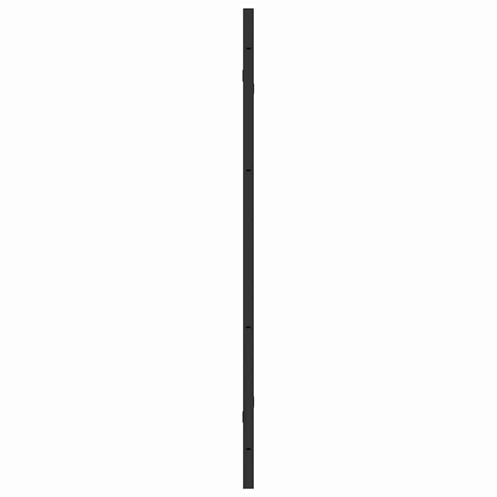 Faltbare Duschtrennwand Schwarz 130 x 138 cm