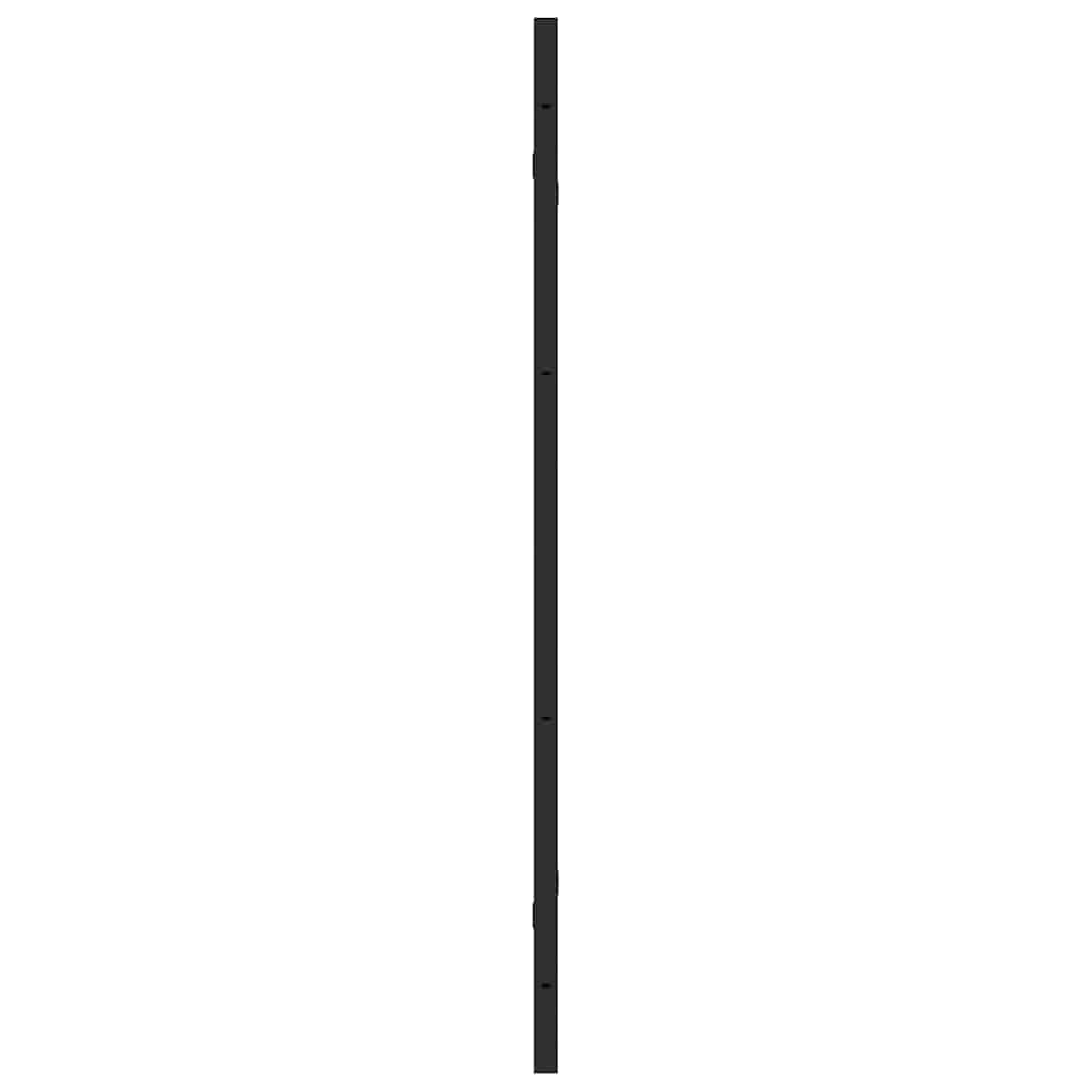 Faltbare Duschtrennwand Schwarz 130 x 138 cm