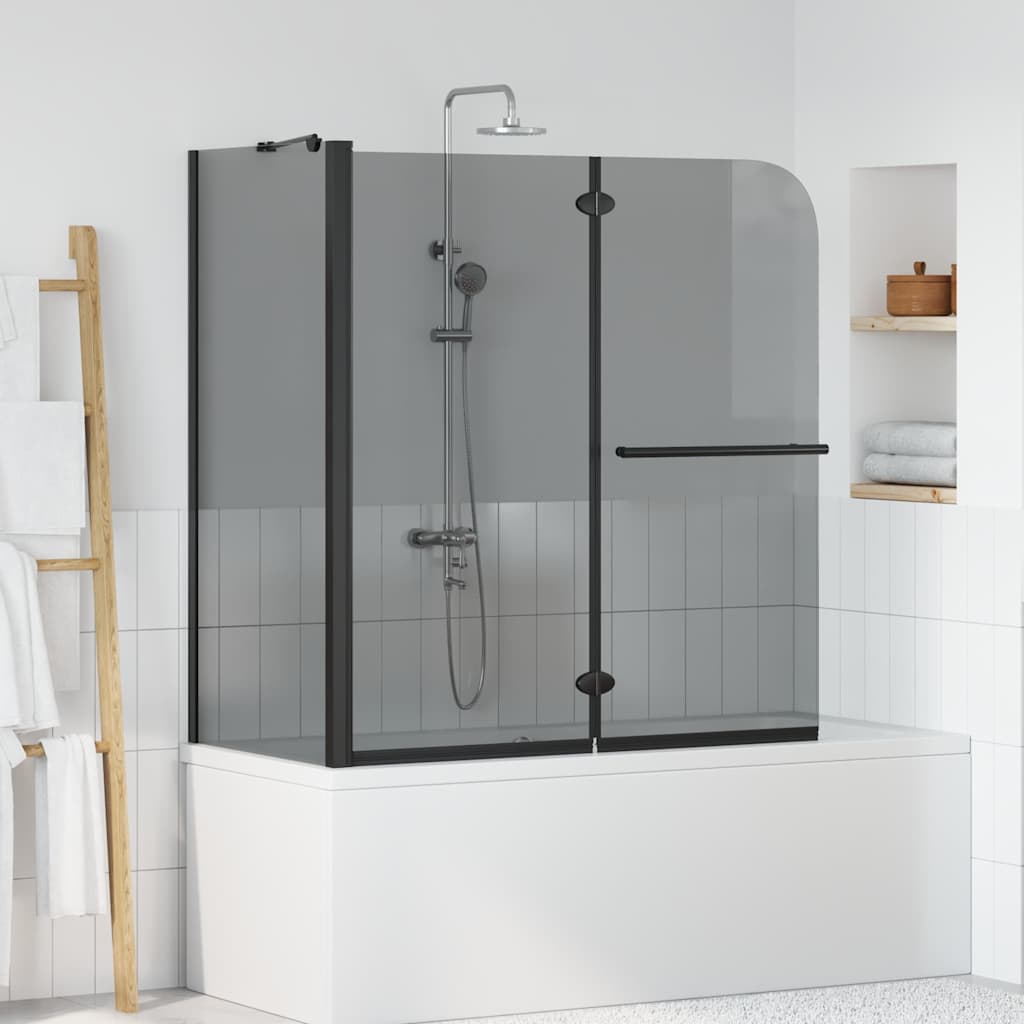 Bi-Falt Duschumhausung Dunkel transparent 120 x 67 x 129 cm