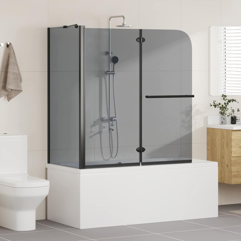 Bi-Falt Duschumhausung Dunkel transparent 120 x 67 x 129 cm
