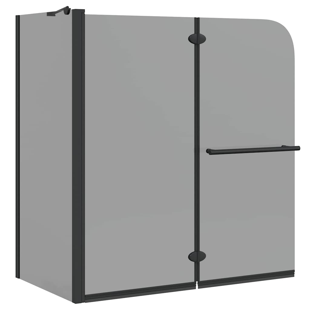 Bi-Falt Duschumhausung Dunkel transparent 120 x 67 x 129 cm