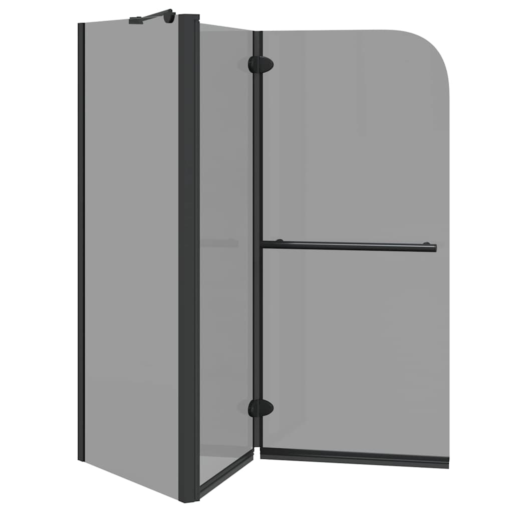 Bi-Falt Duschumhausung Dunkel transparent 120 x 67 x 129 cm