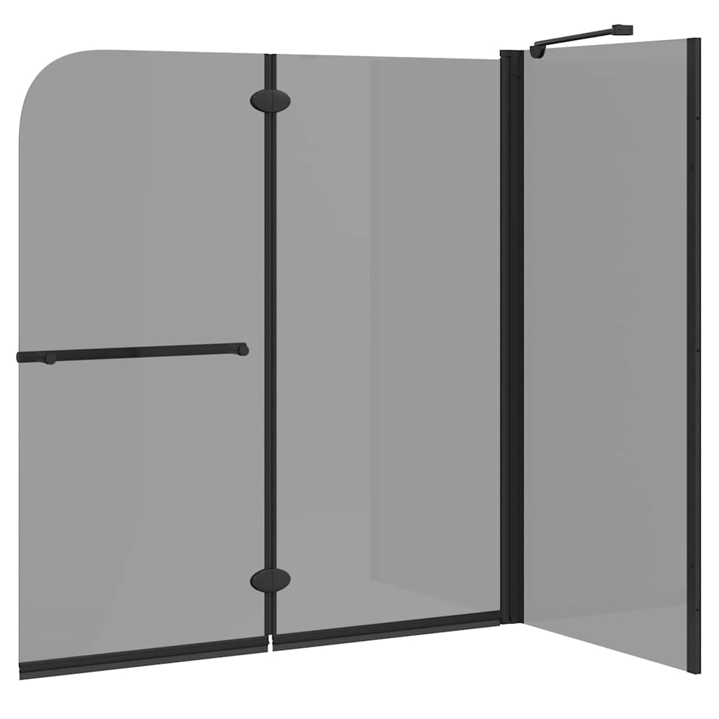 Bi-Falt Duschumhausung Dunkel transparent 120 x 67 x 129 cm