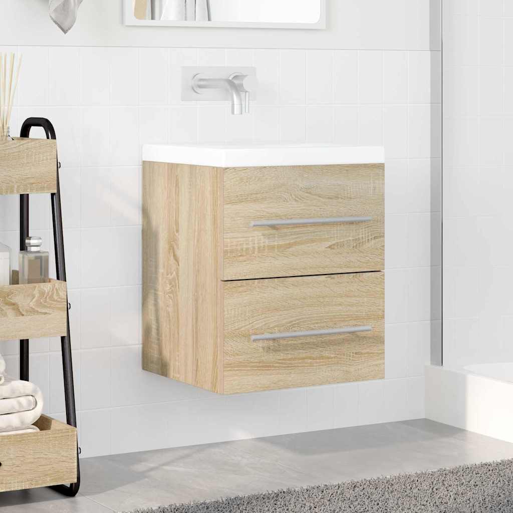 Waschbeckenunterschrank Sonoma-Eiche 38,5 x 41 x 48 cm