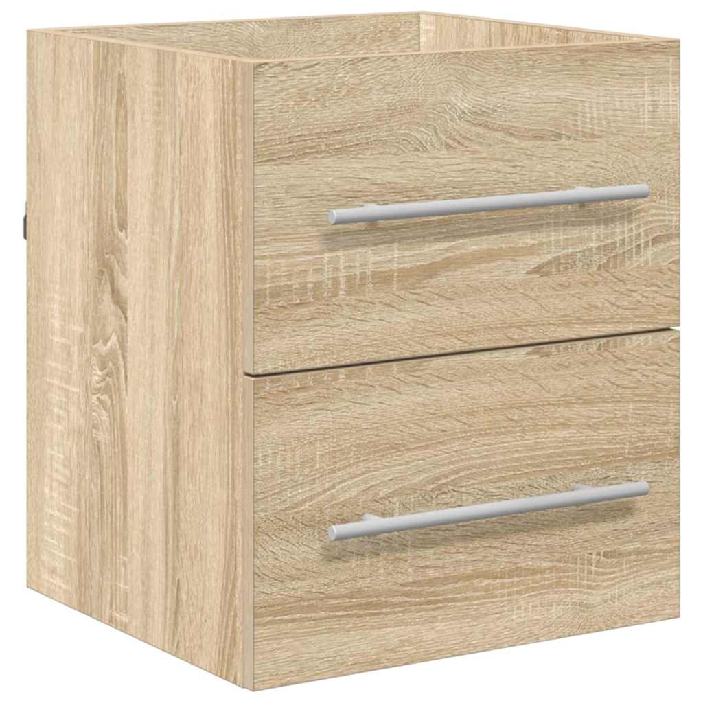 Waschbeckenunterschrank Sonoma-Eiche 38,5 x 41 x 48 cm