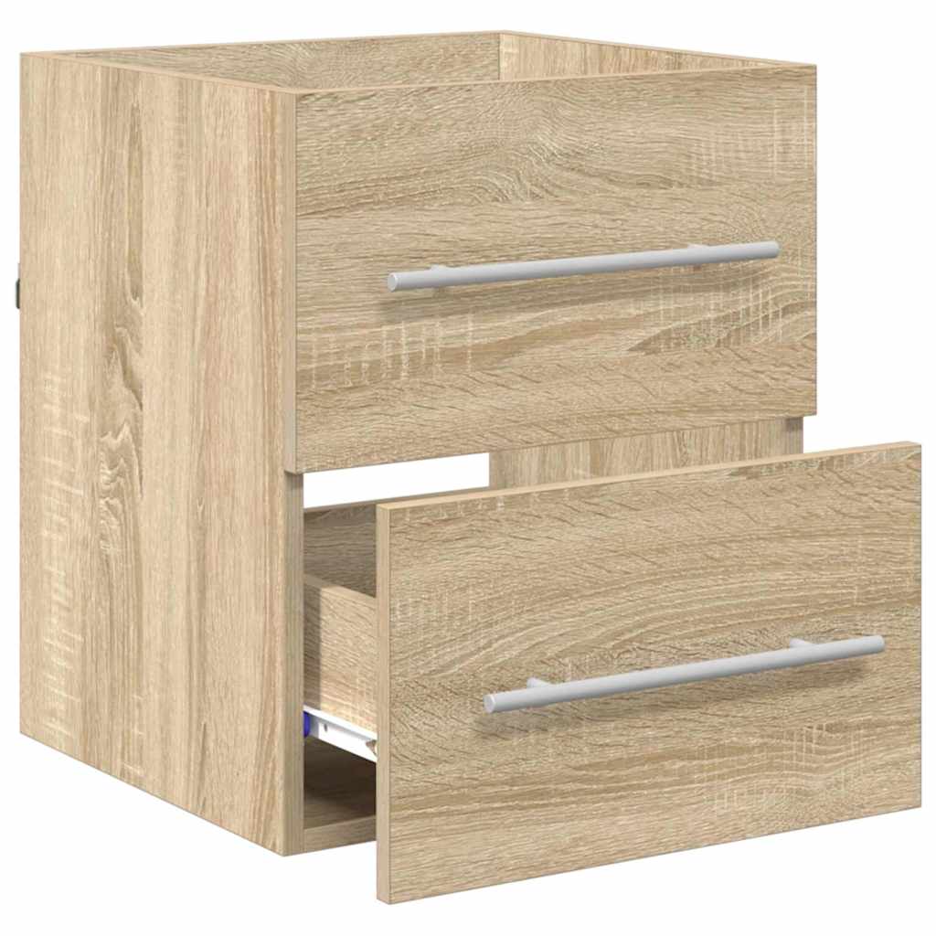 Waschbeckenunterschrank Sonoma-Eiche 38,5 x 41 x 48 cm