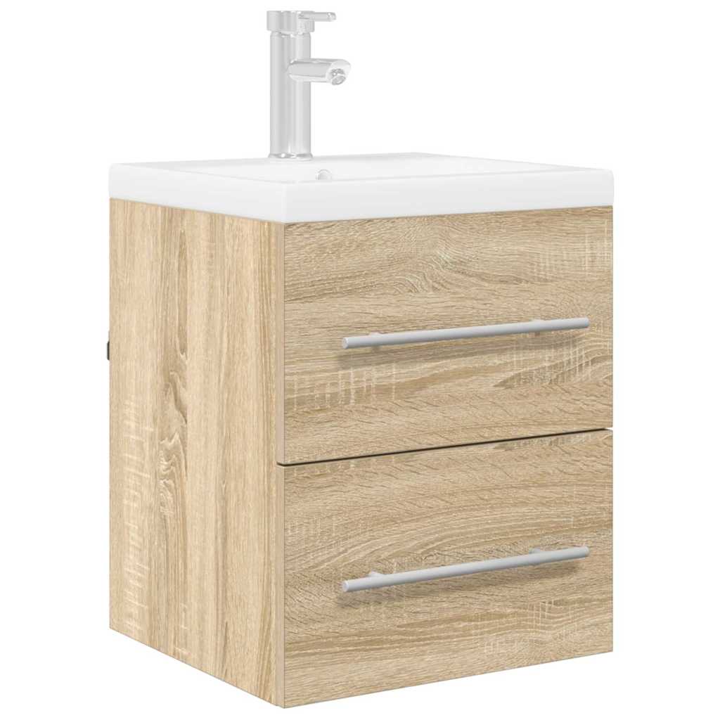 Waschbeckenunterschrank Sonoma-Eiche 38,5 x 41 x 48 cm