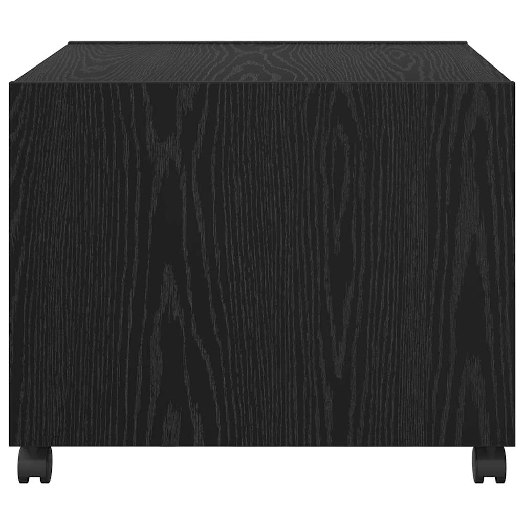 Couchtisch Schwarz Eichen-Optik 55 x 55 x 45 cm Holzwerkstoff