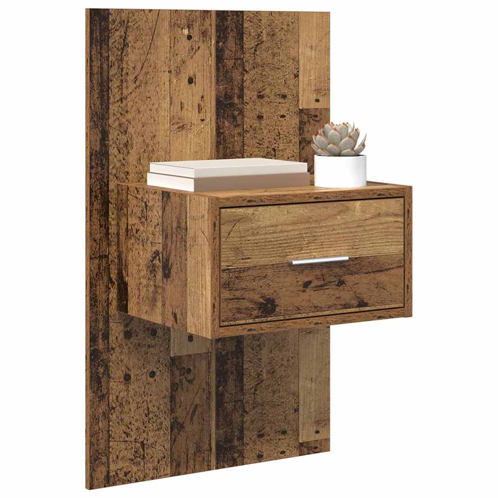 Nachttisch 2 pcs Altholz 50 x 32,5 x 80cm Holzwerkstoff