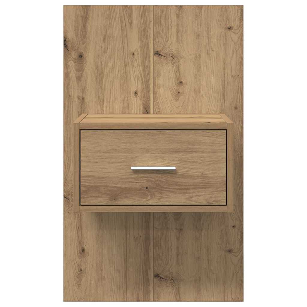 Nachttisch 2 pcs Artisan-Eiche 50 x 32,5 x 80cm Holzwerkstoff