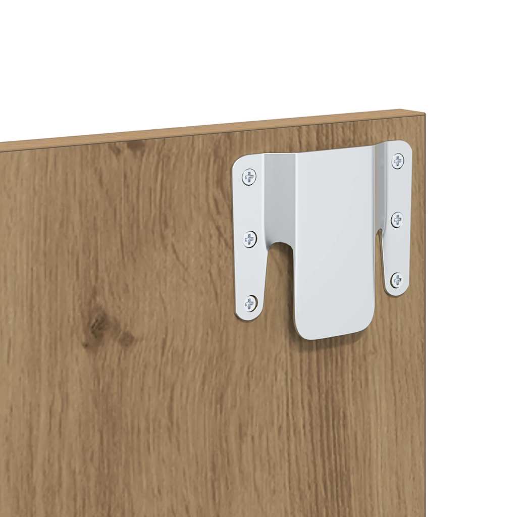 Wandmontiertes Nachttischchen Wandmontiert 2 pcs Artisan-Eiche