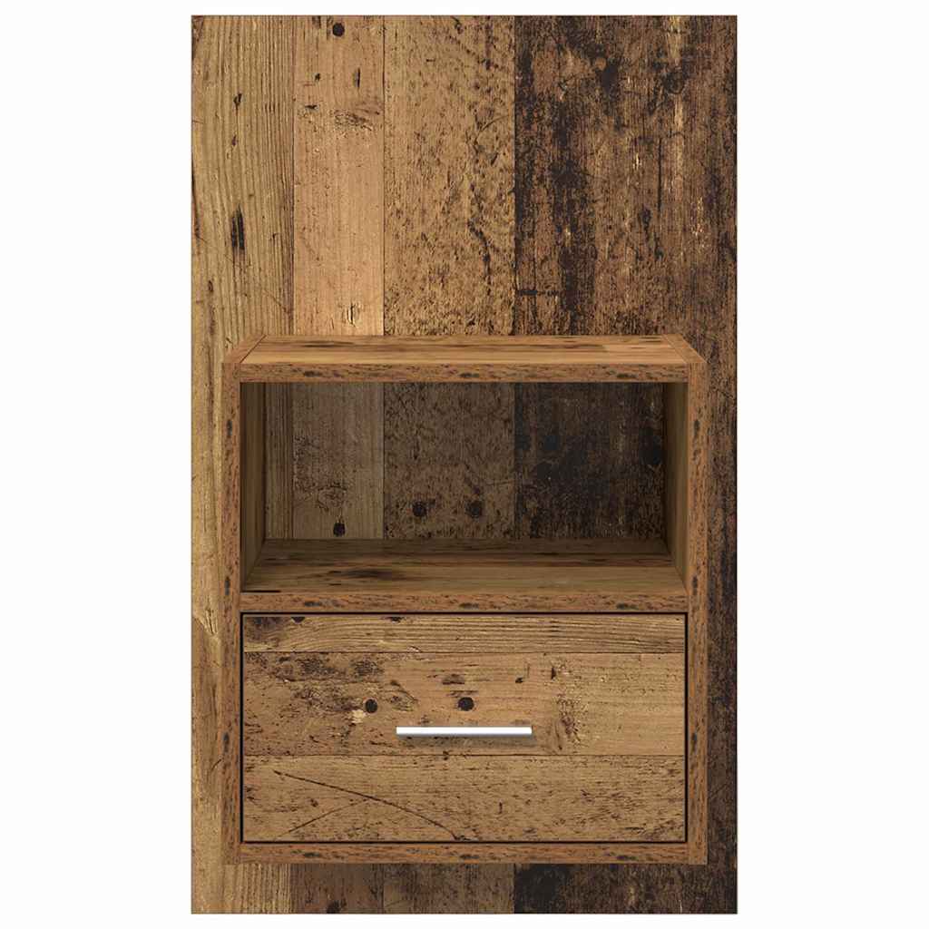 Nachttisch 2 pcs Altholz 50 x 32.5 x 80cm Holzwerkstoff