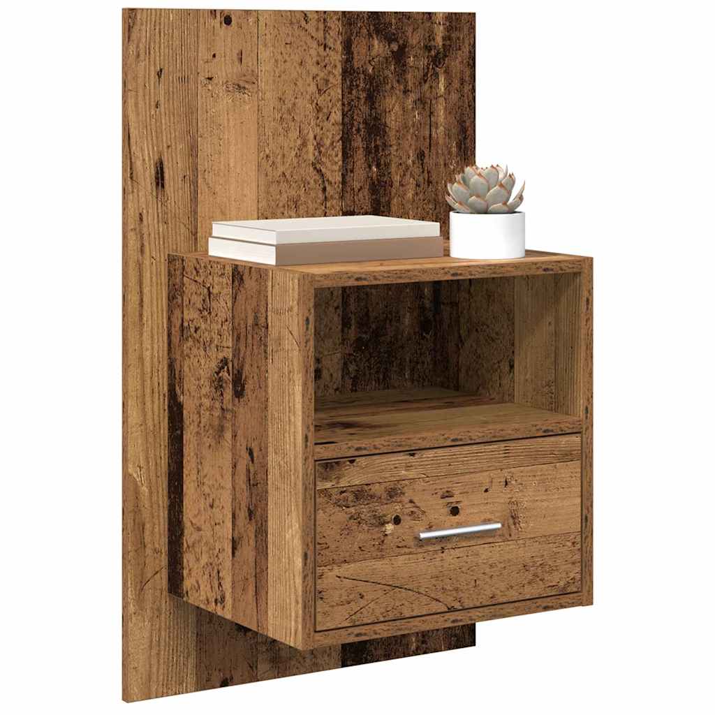 Nachttisch 2 pcs Altholz 50 x 32.5 x 80cm Holzwerkstoff