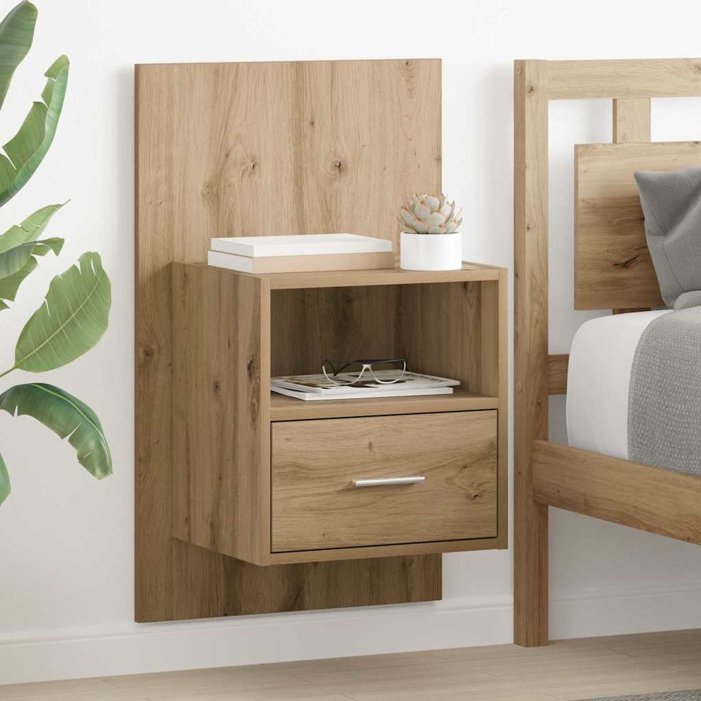 Nachttisch 2 pcs Artisan-Eiche 50 x 32.5 x 80cm Holzwerkstoff
