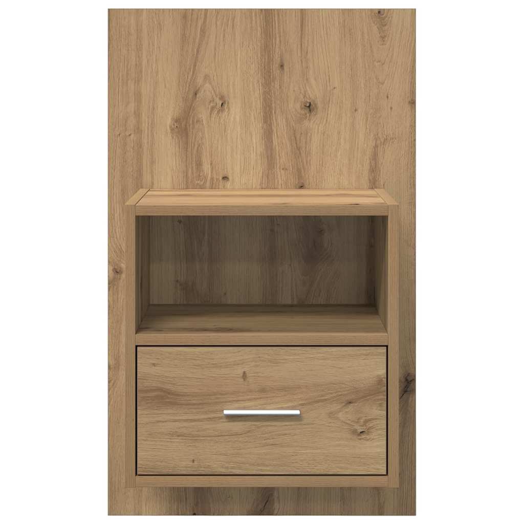 Nachttisch 2 pcs Artisan-Eiche 50 x 32.5 x 80cm Holzwerkstoff