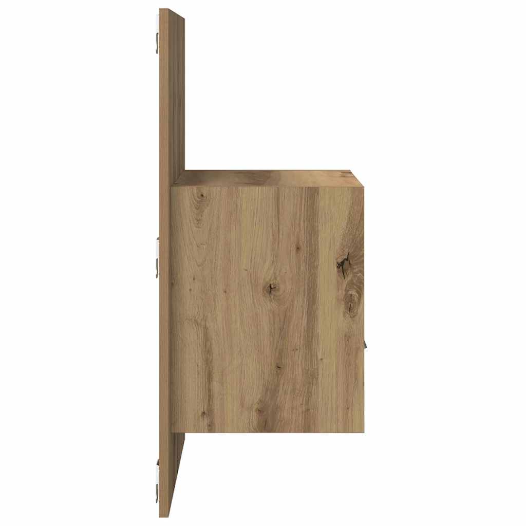 Nachttisch 2 pcs Artisan-Eiche 50 x 32.5 x 80cm Holzwerkstoff